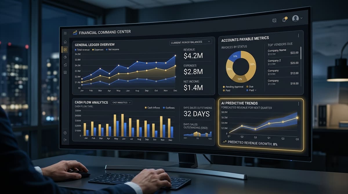 Enterprise Oracle Cloud ERP Dashboard Lab